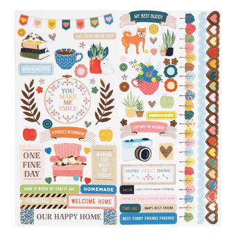 10X STICKERS FOR HOBBYCRAFTS NEW LINES/BORDERS 23X10 CM STICKERS4151 